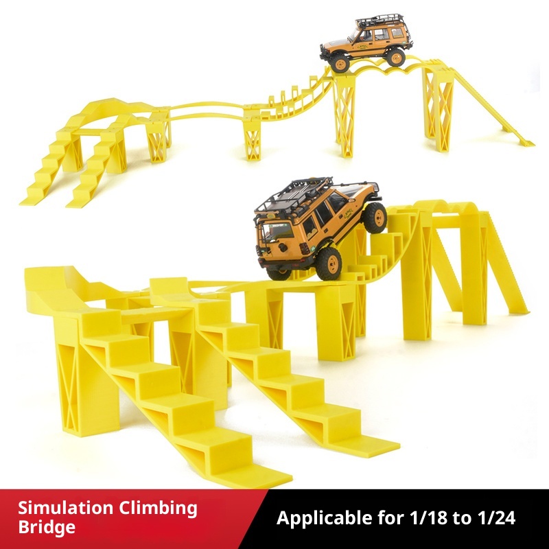 Model Kit Runner - รถบังคับวิทยุแบบจำลอง 1:24 1:18 รถไต่เขา ฉากจำลองการทดสอบ วิ่งบนทางลาดชัน