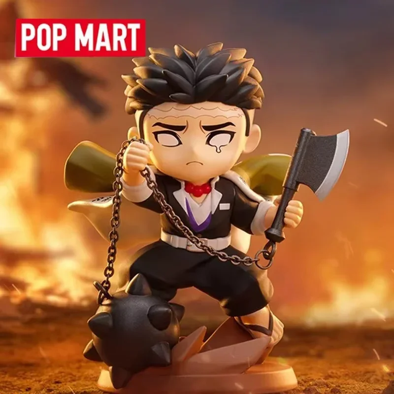 Model Kit Demon Slayer - POPMART ของเล่นเซ็ตกล่องสุ่ม ดาบพิฆาตอสูร คิเมทสึ โนะ ไยบะ