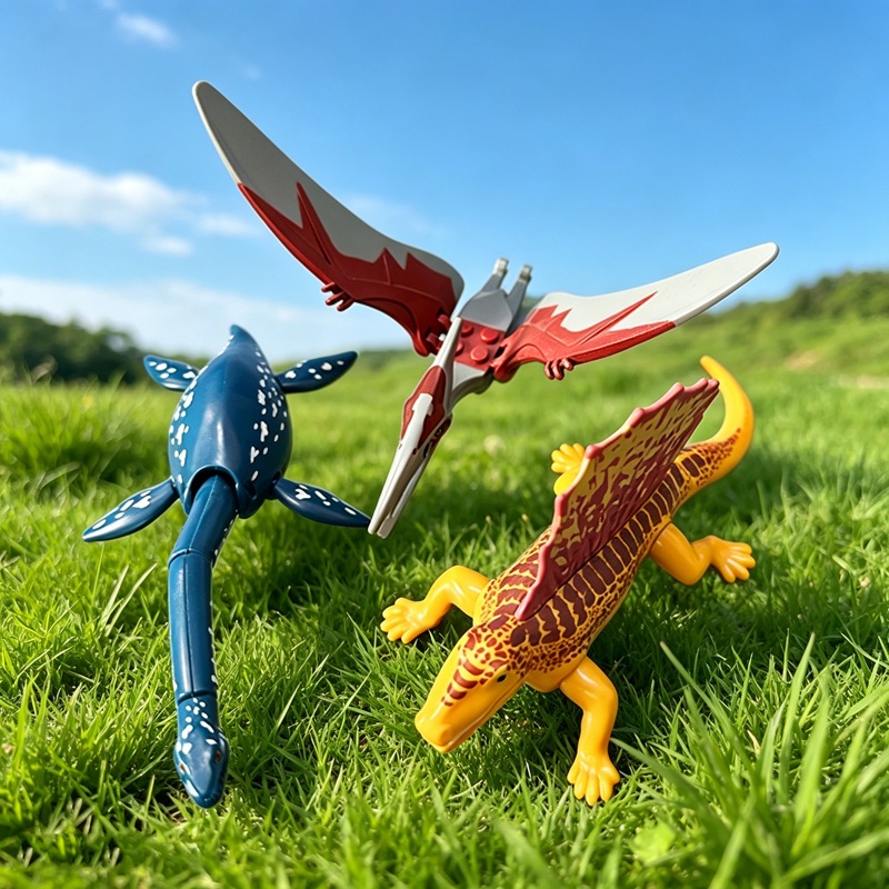 Model Kit Dinosaur Bandai - มินิจูราสสิคไดโนเสาร์เวิลด์ บล็อกตัวต่อไดโนเสาร์ ทีเร็กซ์ เวโลซีแรปเตอร์ ของเล่นเสริมพัฒนาการสำหรับเด็ก ของขวัญสำหรับเด็ก