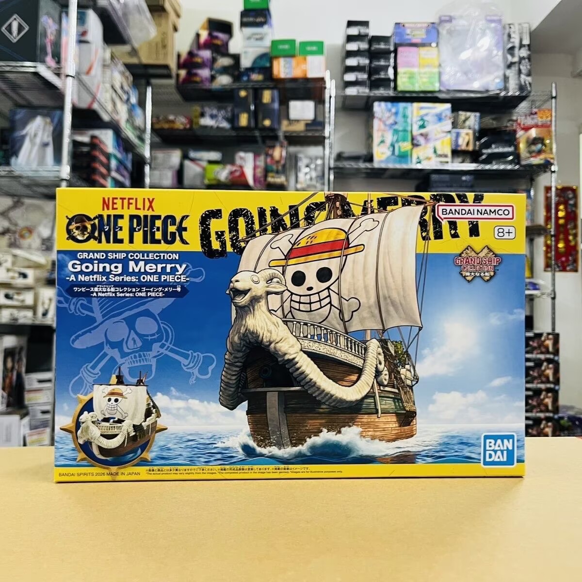 Model Kit One Piece Ship - ชุดประกอบโมเดลเรือไปรษณีย์วันพีซ โกอิงเมอร์รี่ (ซีรีส์เน็ตฟลิกซ์) ของเล่นโมเดลอนิเมะ ของขวัญ งานอดิเรก