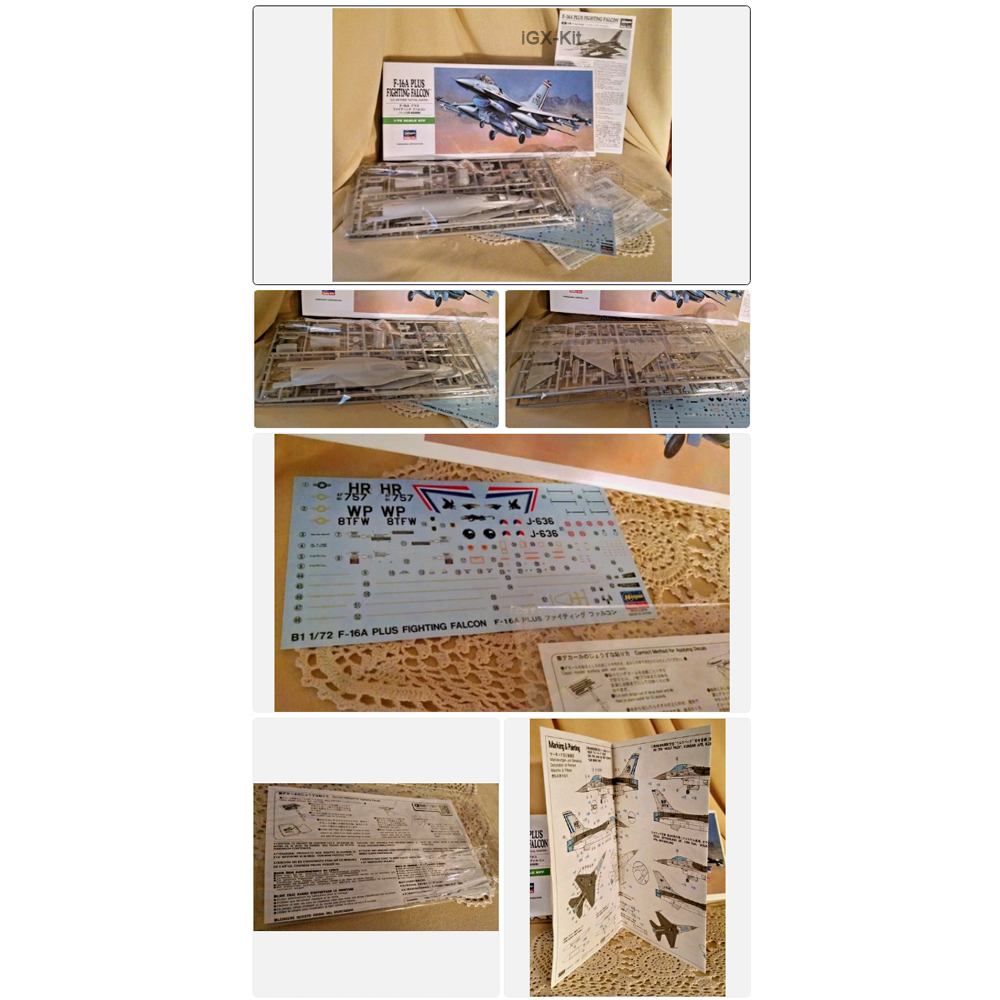 Model Kit Hasegawa - ฮาเซกาวะ 00231 1/72 สเกล US F16