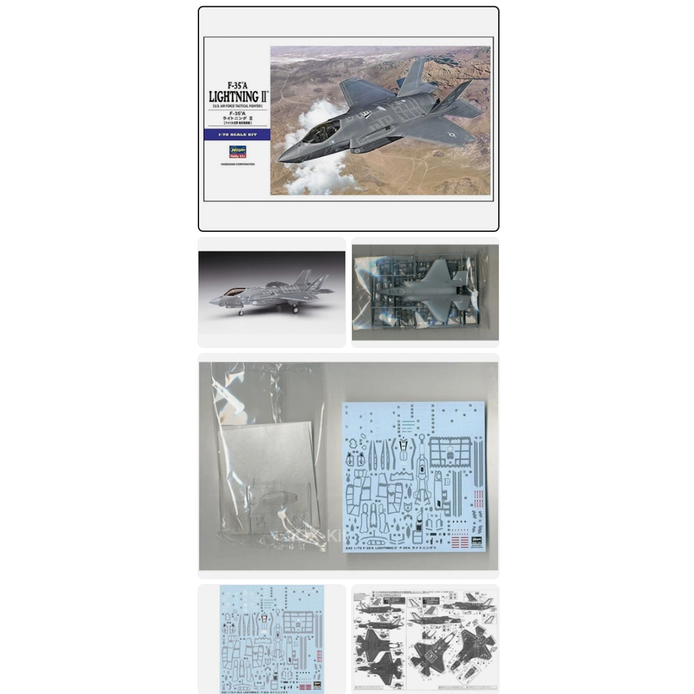 Model Kit Hasegawa - ฮาเซกาวะ 01572 1:72 สเกล US F35