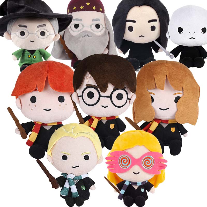 Model Kit Harry Potter - 20/25 ซม.Haron Potter ของเล่นตุ๊กตาผ้าพันคอ Ron ภาพยนตร์ทีวีตัวละครตุ๊กตานุ่มบรรจุตุ๊กตารูปของขวัญสะสมชุด