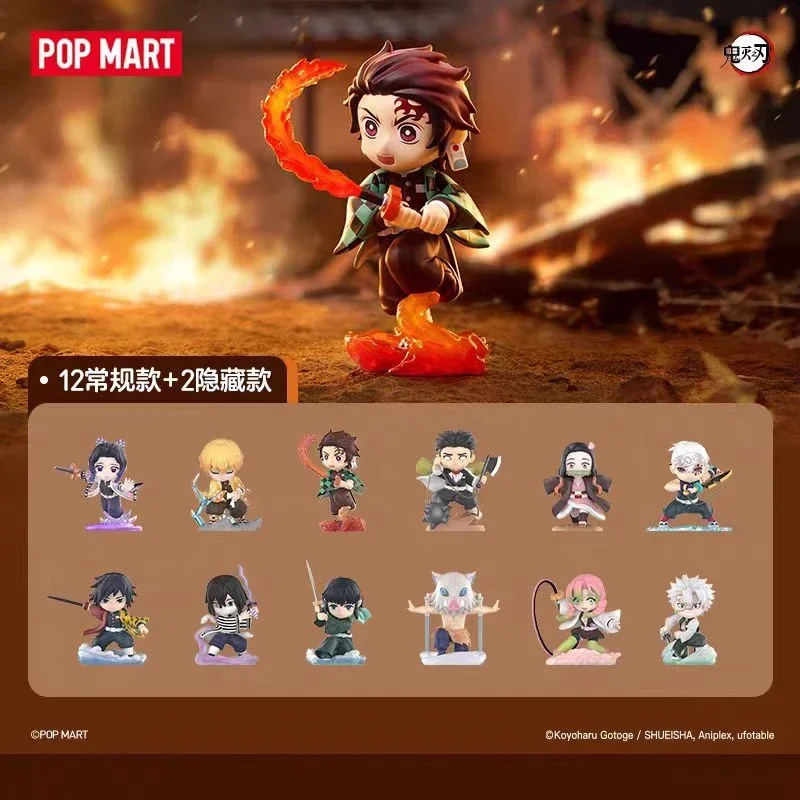 Model Kit Demon Slayer - POP MART ตัวละครอนิเมะดาบพิฆาตอสูร คิเมทสึ โนะ ไยบะ