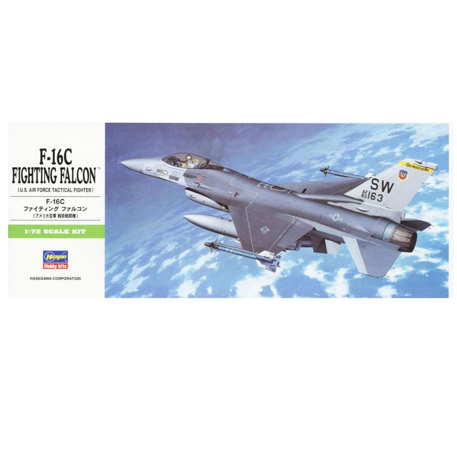Model Kit Hasegawa - HASEGAWA HA00232 1/72 F-16C ไฟท์ติ้งฟอลคอน(ชุดประกอบพลาสติก)
