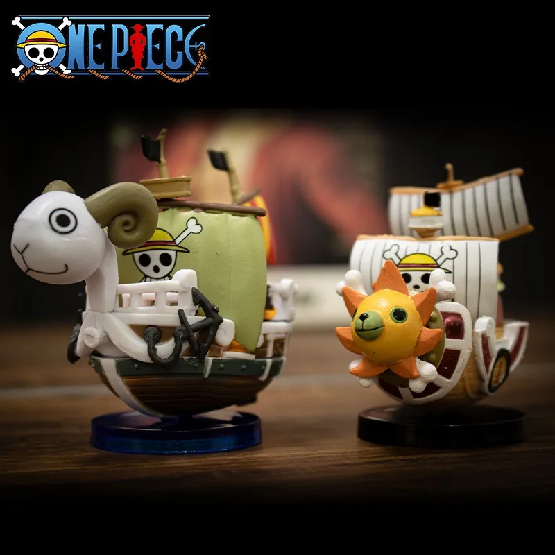 Model Kit One Piece Ship - โมเดลเรือวันพีซ ลูฟี่ ของเล่นน่ารักมากๆ เรือมินิ THOUSANDSUNNY Going
