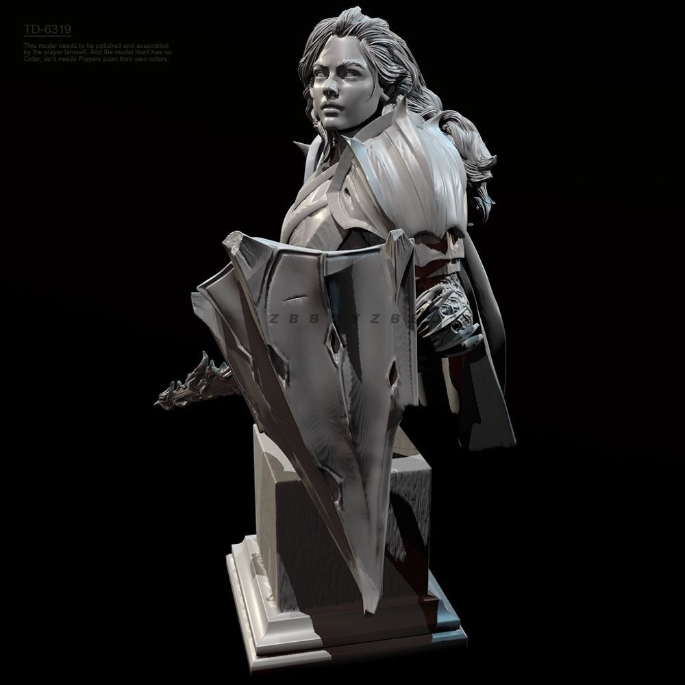 55 มม.70 มม.หน้าอกอัศวินหญิงเร - Model Kit Knight บทวิจารณ์และราคา