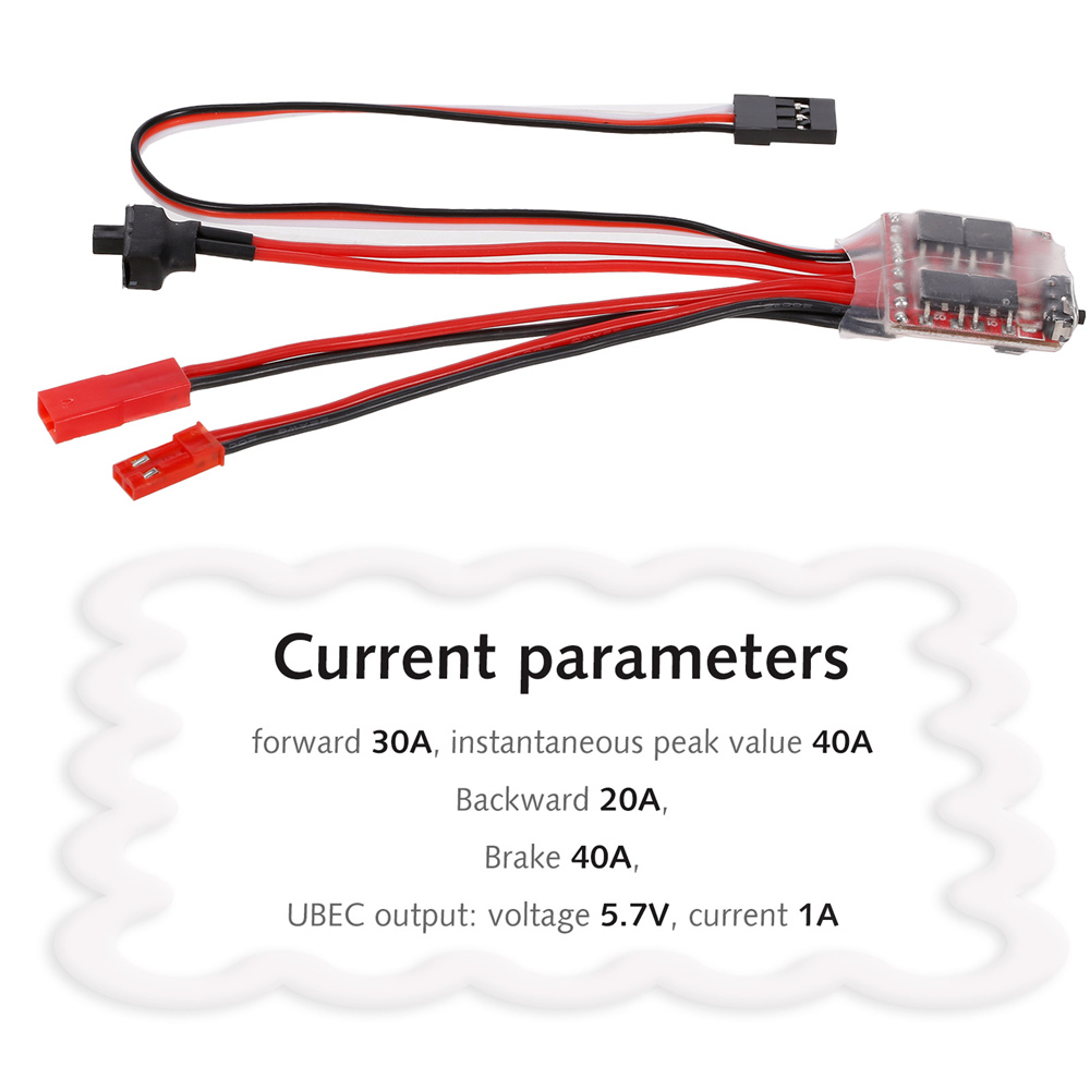 มินิ RC คาร์ 30A บลัชเชด ESC ต - Model Kit Ship บทวิจารณ์และราคา