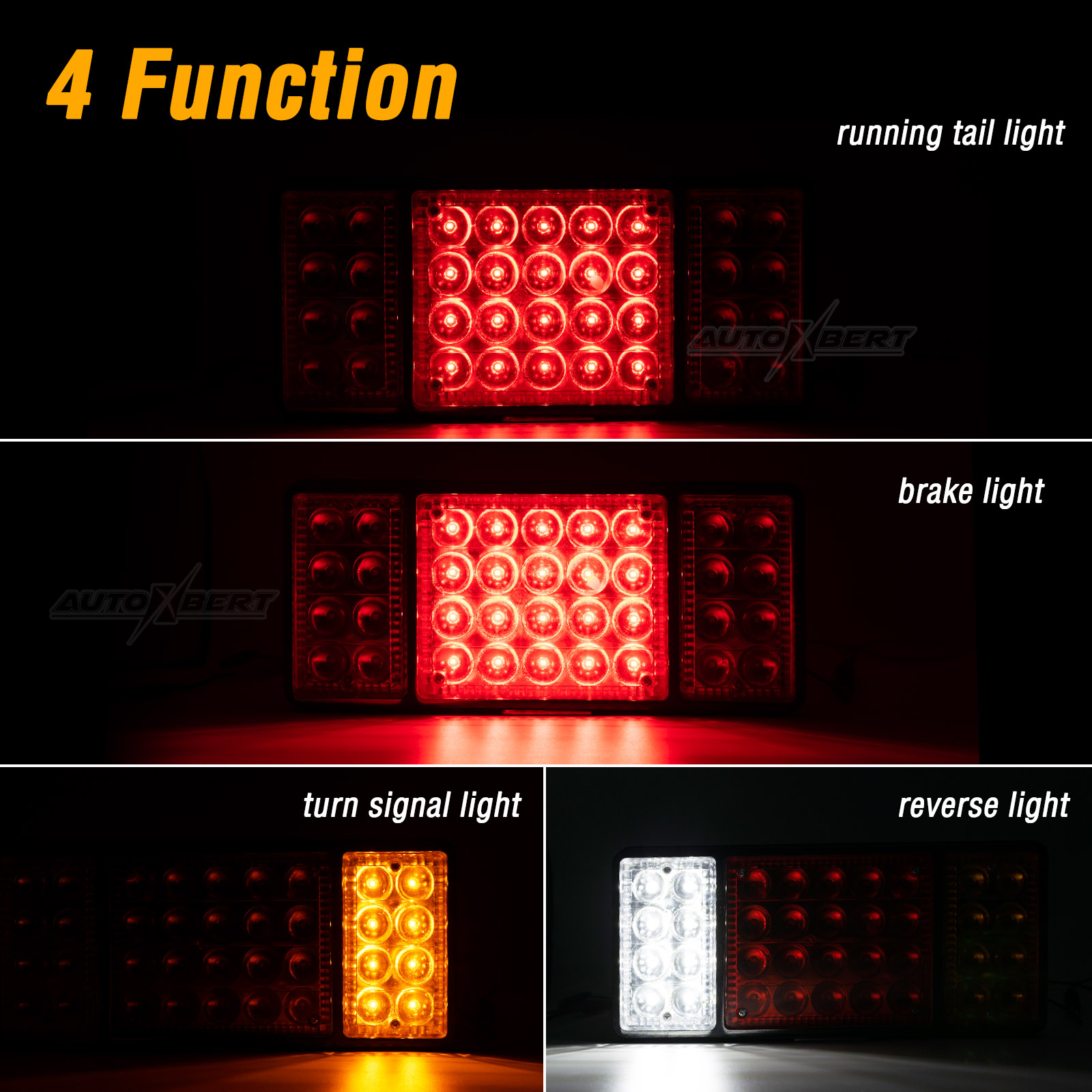 12V 36LED รถบรรทุกไฟท้ายด้านหล - Model Kit Ship บทวิจารณ์และราคา