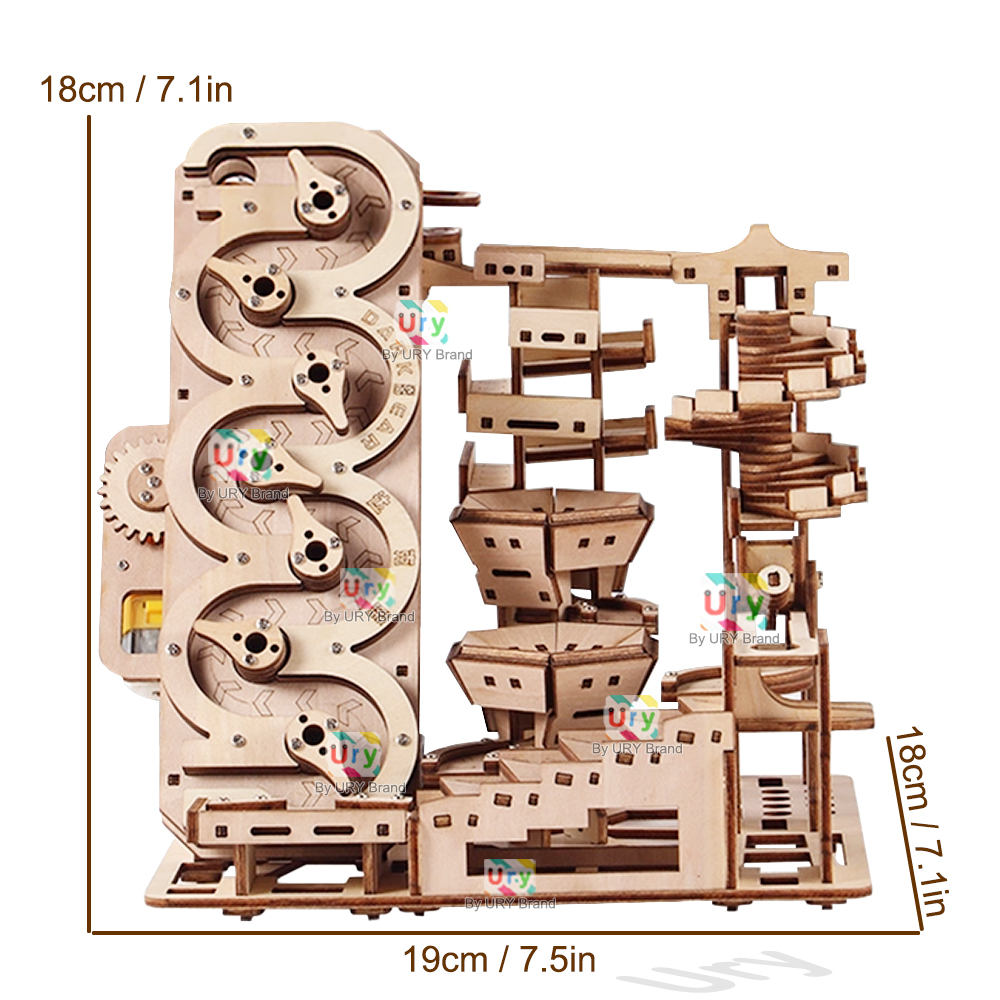 ชุดของเล่นรางลูกแก้ว 3 มิติ แบ - Model Kit Runner บทวิจารณ์และราคา
