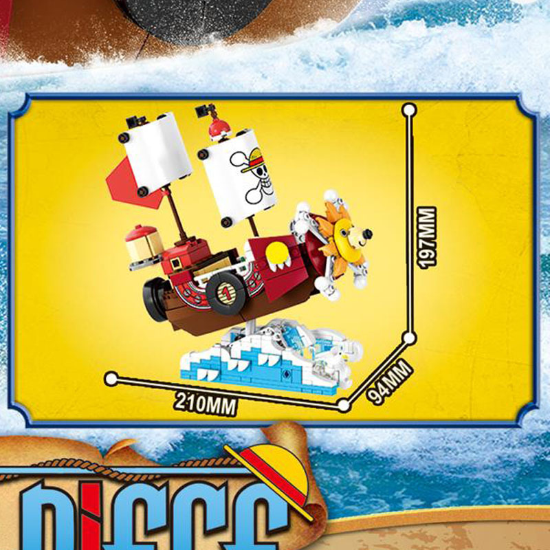 ตัวต่อไมโครบล็อก 4in1 วันพีซ เ - Model Kit One Piece Ship บทวิจารณ์และราคา