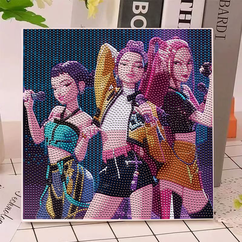 ชุดภาพวาดเพชร 5 มิติ ลายอนิเมะ - Model Kit Toy บทวิจารณ์และราคา