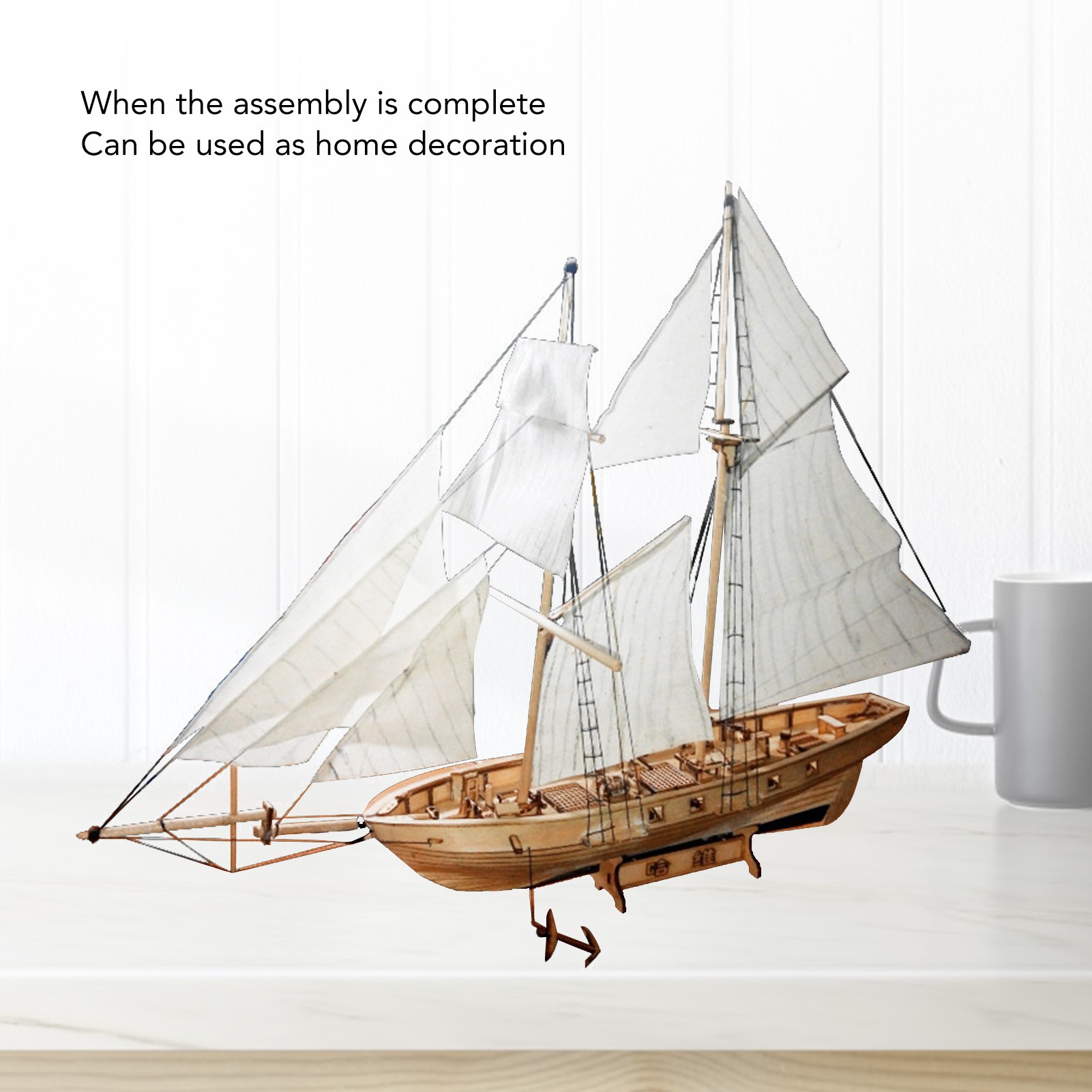 ชุดเรือใบไม้ 1:130 สำหรับพัฒนา - Model Kit Ship บทวิจารณ์และราคา
